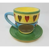 Debbie Mumm TEACUP TART WARMERS Thoughts of Home 8706 Hearts Flowers Candles