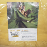 Chatham Esmond Sunrise Blanket Fiberwoven Nylon Satin Trim Binding Vintage 72x90