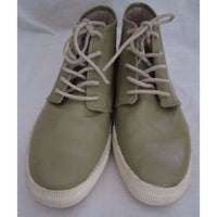 Sperry Top-Sider Get Wet Chukkas Green Leather Boat Deck Hi Top Shoes Mens 11 M