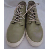 Sperry Top-Sider Get Wet Chukkas Green Leather Boat Deck Hi Top Shoes Mens 11 M