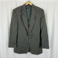 Vintage Gianfranco Ruffini Italy Plaid Wool Sport Coat Blazer Jacket Mens 39R