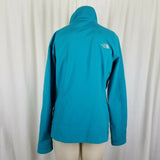 The North Face Fleece Lined Zip Up Microfiber Windbreaker Jacket Womens M Blue