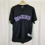 Vintage Colorado Rockies Majestic Diamond Collection MLB Jersey Mesh Mens L USA