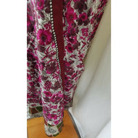 Mexicali Blues Layered Wrap Long Maxi Hippie Boho Silk Skirt Womens L XL Floral