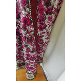 Mexicali Blues Layered Wrap Long Maxi Hippie Boho Silk Skirt Womens L XL Floral