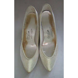 Special Occasions By Saugus Shoes Gold High Heels Pumps Womens Size 6.5 US 266