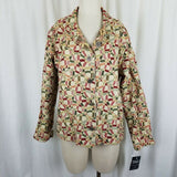 Winding River Reversible Woven Tapestry Jacket Blazer Womens XL Abstract NOS