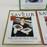 Saveur Magazine 2004 Lot of 3 76 78 78 Editions Issues Cooking Food