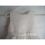 Cinderella White Beaded Taffeta Embellished Party Holiday Pageant Dress Girls 5