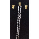 Tall Pirate Ships Boat Pewter Silver Chain Necklace Small Pendant Charm Jewelry