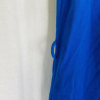 Lisanne Loungewear Blue Velour Pantsuit Jumpsuit Culottes Womens 16 60s 70s MCM