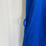 Lisanne Loungewear Blue Velour Pantsuit Jumpsuit Culottes Womens 16 60s 70s MCM