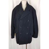 Coldwater Creek Wool Cashmere Insulated Double Breasted Peacoat Jacket Womens 8