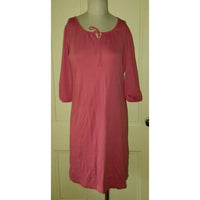 LL Bean Supima Cotton Beach Swim Suit Coverup Summer Dress Womens XS Coral Pink