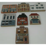 Cats Meow Rustic Wood Houses Lot 7 Amish Ristorante Opera Fish Market Store Land