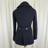 JCrew Stadium Cloth Nello Gori Wool Military Double Breasted Peacoat Womens 2