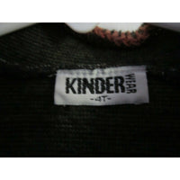KinderWear Berber Fleece Alligator Crocodile Sweater Jacket Toddler Boys 4T KIds