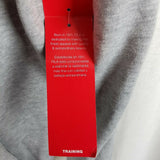 Fila Training Spell Out Logo Full Zip Up Gray Hoodie Sweatshirt Mens M Gray NWT