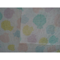 Seersucker Puckered Clamshell Beach Seashore Novelty Woven Cotton Fabric Pastel