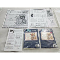 Jiffy Counted Cross Stitch Beary Special Baby Babies are Special Lot 2 Sunset