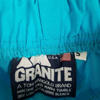 Granite Tom Mangold Nylon Windbreaker Pants Zip Up Legs Sides Womens S Blue USA