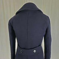 JCrew Stadium Cloth Nello Gori Wool Military Double Breasted Peacoat Womens 2