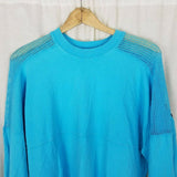 Spirit Jersey America Blue Mesh Long Sleeve T-Shirt Shirt Top Mens S Activewear