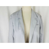 Vintage Prestige of Boston Open Front Swing Wrap Blazer Jacket Womens 10 Gray