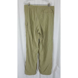 Fidra Storm Proof Mesh Lined Khaki Cargo Pants Mens XL 36 x 33 Tan John Ashworth