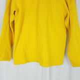 Nautica Competition Sweatshirt Sweater Pullover Yellow Spellout Crew Neck Mens M