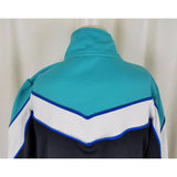 Fila Sports Chevron Striped Zip Through Sweatshirt Tennis Track Jacket Womens XL