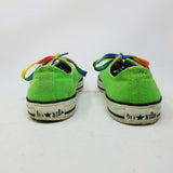 Converse All Star Pride Neon Lime Green Lo Tops Fashion Sneakers Shoes Womens 7