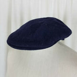 Kangol 100% Wool Felt Newsboy Cabbie Ascot Hat Mens Adults 20 Navy Blue England