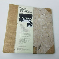 Renner Davis 3" Elliptical 3 Ring Binder Banana Rattan Woven Paper Photo Album