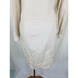 Apart Brand 100% Cotton Wrap Tie Sash Shirt Coat Dress Womens 8 NWOT Tan Khaki