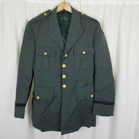 Irving L Wilson US Military Army Uniform Jacket Blazer Sportcoat Mens 41R Green