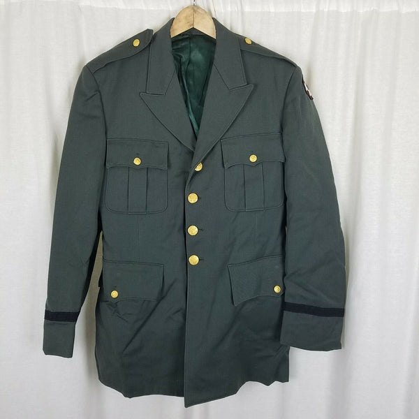 Irving L Wilson US Military Army Uniform Jacket Blazer Sportcoat Mens 41R Green