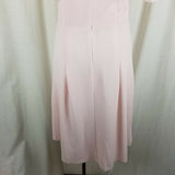 Ann Taylor Factory Fit & Flare Pale Pink Chiffon Twirl Dress Womens 4 NWT $110