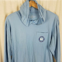 Vineyard Vines Long Sleeve Hooded T-Shirt Mens M Whale Double Sided Screenprint