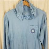 Vineyard Vines Long Sleeve Hooded T-Shirt Mens M Whale Double Sided Screenprint