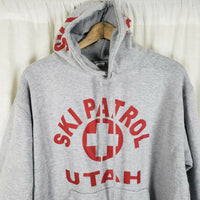 Utah Ski Patrol Pullover Hooded Sweatshirt Jacket Hoodie Womens M Popular Sport