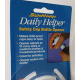 Daily Helper MULTIGRIP Safety Jar Cap Remover Bottle Opener Prescription Pill