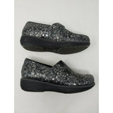 SoftWalk Grey's Anatomy Meredith Black Metallic Leather Clogs Shoes Womens 6.5 M