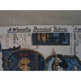 Vintage Colonial Primitive American Craftsman Waverly Bonded Fabric 48.5 x 67.5