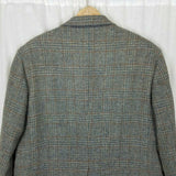 David Wood Southwick Wool Tweed Woven Multicolor Plaid Sport Coat Jacket Mens 47