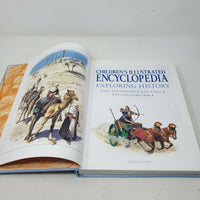 Children's Illustrated Encyclopedia Exploring History Hardcover Book 1st Edition