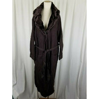 Jessica Holbrook Maxi Wool Fur Collar Cardigan Sweater Coatigan Womens 1X Plus