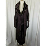 Jessica Holbrook Maxi Wool Fur Collar Cardigan Sweater Coatigan Womens 1X Plus