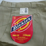 Vintage Dickies Shape Set Stain Release Twill Work Pants Mens 38x29 Tan NOS USA