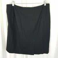 Lysse Perfect High Waist Skirt Plus Size Womens 1X Black Tailored Pencil Pull On